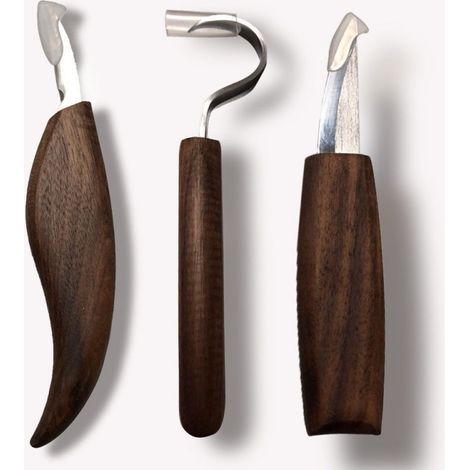 Holzschnitzmeißel-handschneidwerkzeug-set, 3-teilig