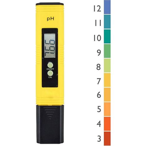Tinor – Professionelles Ph-meter Mit Automatischer Kalibrierung – Messbereich 0-14 Ph – Auflösung 0,01 Ph – Lcd-display Für Aquarien Und Schwimmbäder