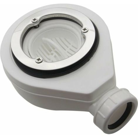 Duschablauf Ø90 Mm Ohne Abdeckung – Hochbeständiges Polypropylen – Durchflussmenge 45 L/min – Kompatibel Mit Piatto Extraflachen Duschwannen