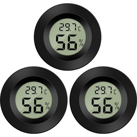 Mini-digital-lcd-thermometer-hygrometer, Temperatur- Und Luftfeuchtigkeitsanzeige -50-70℃, 10%-99% Rh, Tragbares Thermometer-thermometer-hygrometer-indikator Für Büro, Küche, Luftbefeuchter, Inkubator