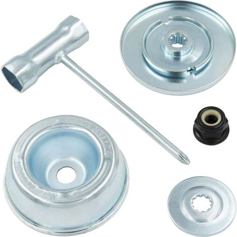 Stihl Freischneider-messeradapter-set – Ersetzt Originalteile – Kompatibel Mit Den Modellen Fs90, Fs110, Fs130 Und Fs200 – Metall