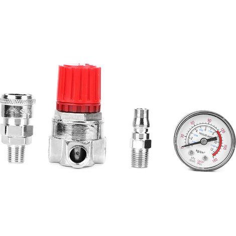 Druckregler-schalter-steuerventil-manometer Mit Stecker/buchse Für Luftkompressoren