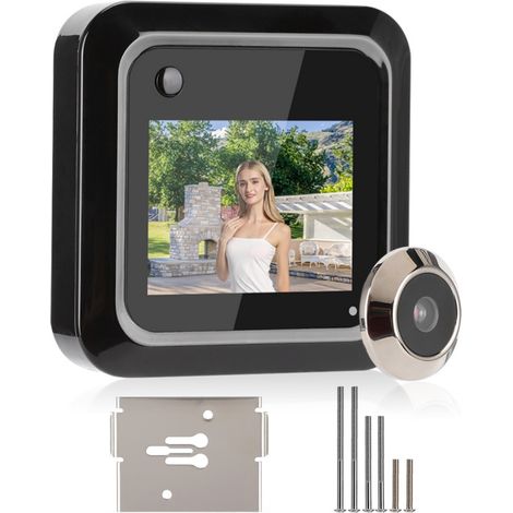 Smart-türspion, 2,4-zoll-tft-lcd-bildschirm, 0,3-mp-95°-weitwinkelkamera, Fotoaufzeichnung