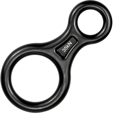 Achter-abseilgerät Zum Klettern, 8er-abseilgerät 35 Kn, Aus Aluminiumlegierung Für Bergsteigen, Klettern, Für Rettungsseildurchmesser Von 8–13 Mm