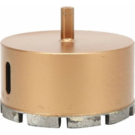 90-mm-diamant-lochsäge – Kernbohrer Für Fliesen, Beton, Glas – Dreikantschaft Zum Eindrehen – Sauberer, Ausrissfreier Schnitt