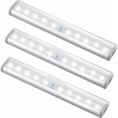 Kabelloser Led-bewegungsmelder – Erfassungsbereich Bis Zu 3 Meter – Einfache Magnetische Montage – Für Schränke, Küchen Und Garagen