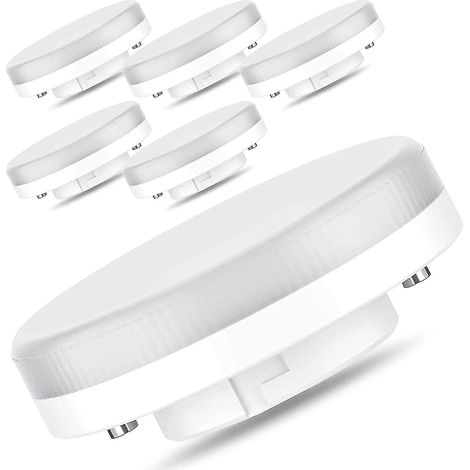 Crea 4 Stück Gx53-7w/550lm Led-lampe, Ersatz Für 50w/18w Cfl-glühlampen, Warmweiß 3000k, Nicht Dimmbar, 175-250v [energieklasse A+]