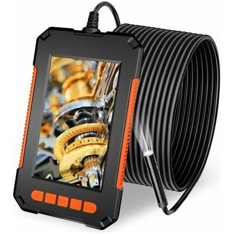 – Wasserdichte Inspektionskamera (5 M Reichweite) – 1080p-auflösung – 4,3-zoll-lcd-bildschirm – 8 Einstellbare Leds Für Nachtsicht – 2600-mah-akku