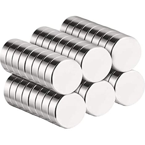 Tinor – Extrem Starke Neodym-magnete, 40 Stück – Neodym-material Mit Nickelbeschichtung – Für Technische Und Hobbyanwendungen