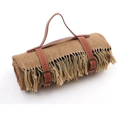 Faltbare, Wasserdichte Picknickdecke/matte Für Camping Und Garten, 150 X 200 Cm (khaki)