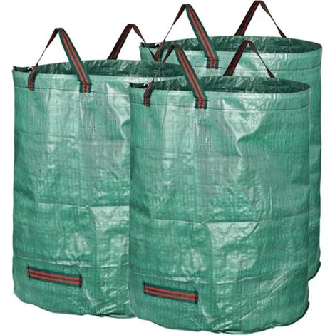 3 Runde Pp-säcke Für Gartenabfälle, 76 X 45 Cm, 120 L