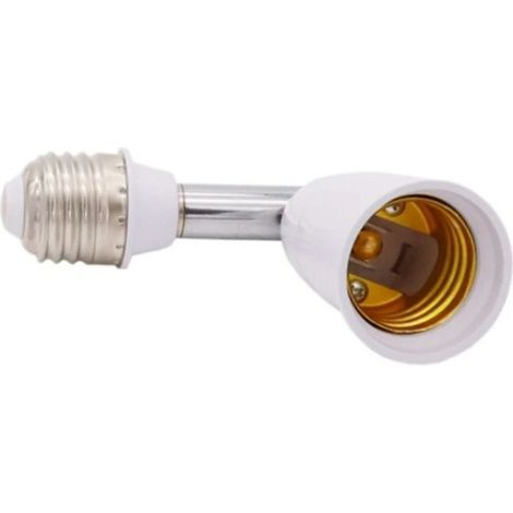Universeller E27 Auf E27 Verlängerungs-lampenfassungsstecker, 180 Grad Drehbar, Für Led-röhrenlampen, Verlängerungs-lampenfassungskopf, Umrüststecker (1 Stück)