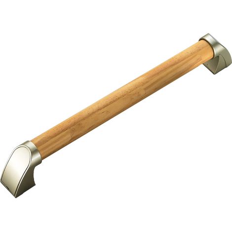 Rutschfester, Weißer Haltegriff Aus Holz Für Bad Und Dusche, 34 Cm, Ideal Für Senioren Oder Personen Mit Eingeschränkter Mobilität.