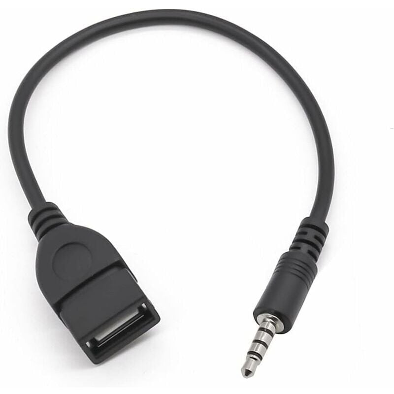 Usb-auf-klinken-adapter, Usb 2.0 Auf 3,5-mm-klinkenstecker-stereo-audio-konverter, Usb-klinken-anschlusskabel Für Musik, Geeignet Für Autoradios, Audio-cds Usw. (mp3-dekodierungsfunktion Erforderlich)