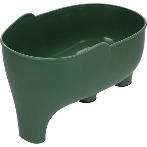Gemüsewaschkorb, Elefanten-abtropfkorb, Obstkorb Zum Abtropfen Von Nudeln Und Pasta (grün) 8,7 X 5,5 X 3,93 Zoll