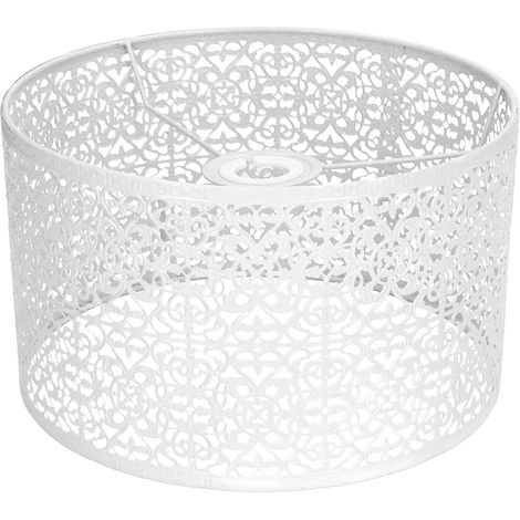 Metalllampenschirm E27 E14 – Hohlform 25 Cm – Wärmeableitung – Kompatibel Mit Tischlampen, Deckenleuchten Und Kronleuchtern