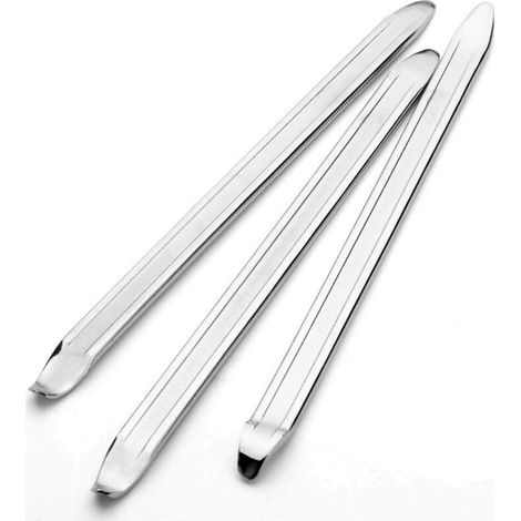 3-teiliges Reifenheber-set, 25 Cm Reifenheber Aus Manganstahl, Reifenwechsel-reparaturwerkzeug Für Fahrrad, Motorrad, Auto, Reifenwechsel (silber)