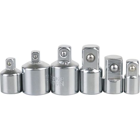 1/4-3/8-1/2" Vierkantantrieb Reduzier-/vergrößerungs-/adapterset (6 Stück)