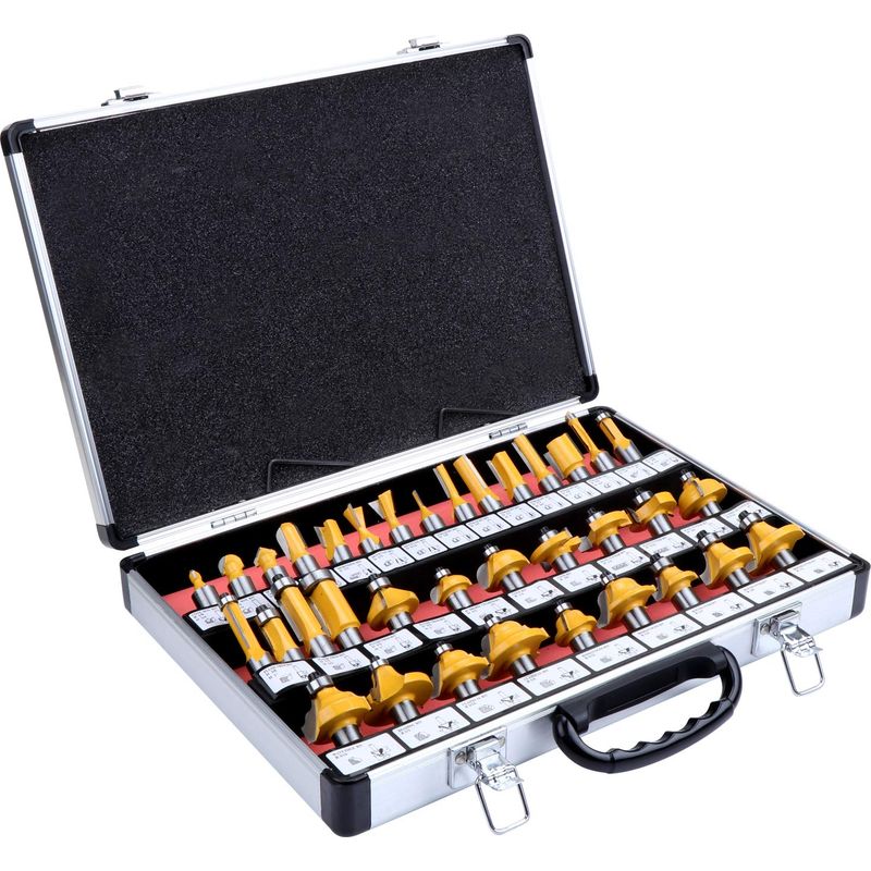 Set Mit 35 Hartmetall-fräsern (tct) Für Elektrische Freischneider Mit 12,7 Mm Schaft