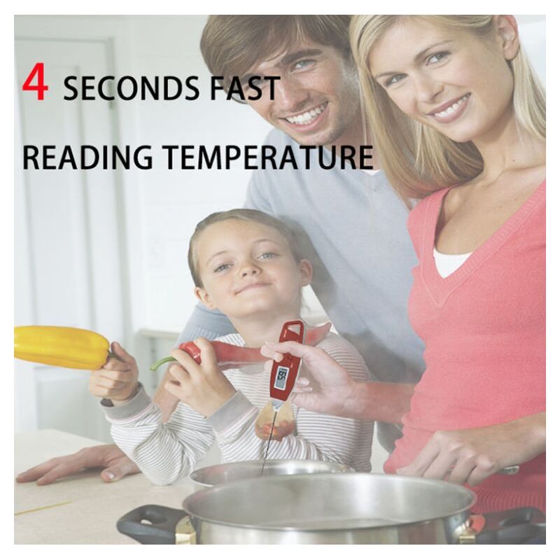 Wasserdichtes, Lebensmittelechtes Nadelthermometer Für Die Küche, Für Genaue Und Schnelle Temperaturmessung Wasserthermometer Grillthermometer