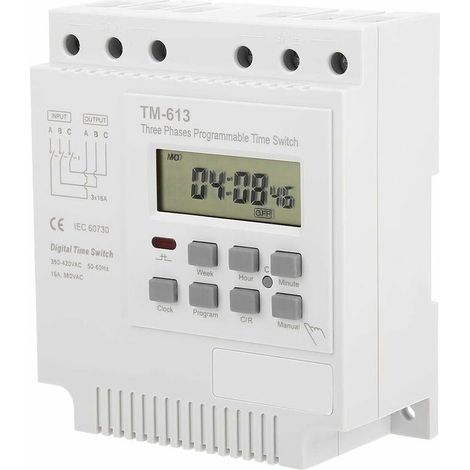 Programmierbarer Timer – 380-v-timer Tm-163 Zeitschalter Für 350–420 V Ac Drehstrommotor