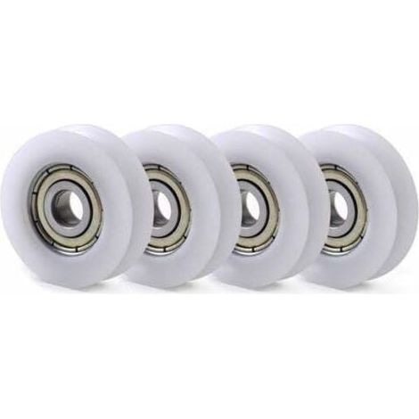 Packung Mit 10 Nylon-rillenkugellagern 608 – Abmessungen 6 X 30 X 10 Mm – Verschleißfest Für Schiebetüren
