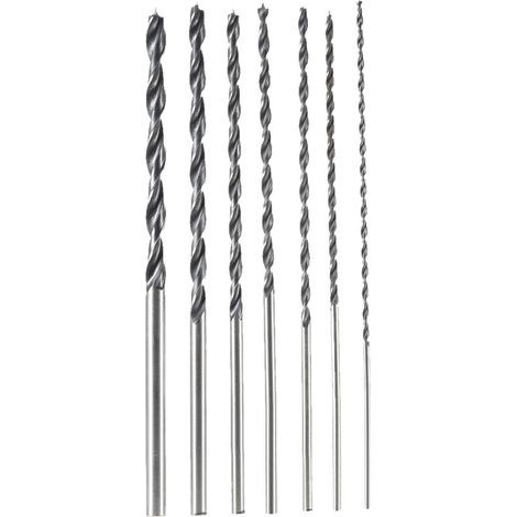300 Mm Verlängerter Dreipunkt-holzbohrer, 4–12 Mm Zentrierlochöffner-set, 7-teilig