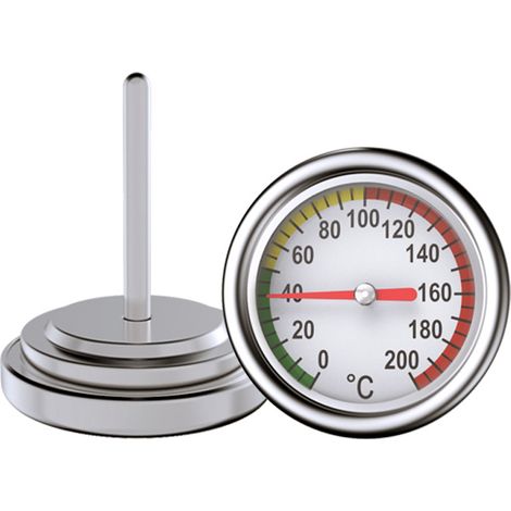 Bimetall-ofenthermometer Aus Edelstahl, Grillzubehör Für Bbq-öfen, Zubehör Für Küchengeräte Und Fahrzeugmodifikationen