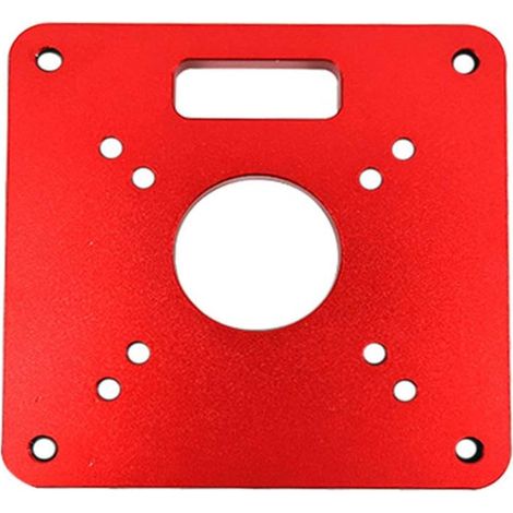 Aiducho Einlegeplatte Für Frästisch Rt0700c, 120 X 120 X 8 Mm, Aluminium, Für Die Holzbearbeitung