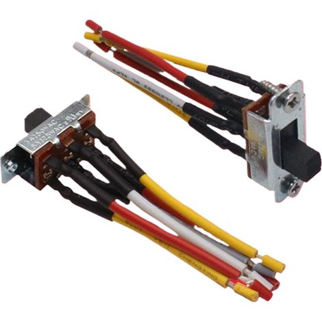 Stück 6a 125v Wippschalter Für Ventilatoren – Metallkonstruktion – Einfache Installation – Kompatibel Mit Deckenventilatoren