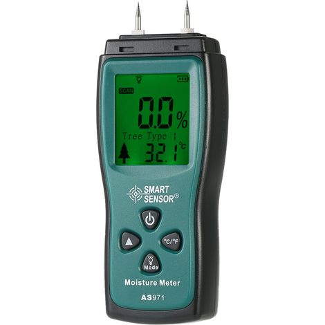 Digitaler Kontakt-holzfeuchtemesser, Feuchtigkeitsdetektor, Holzfeuchtemessgerät