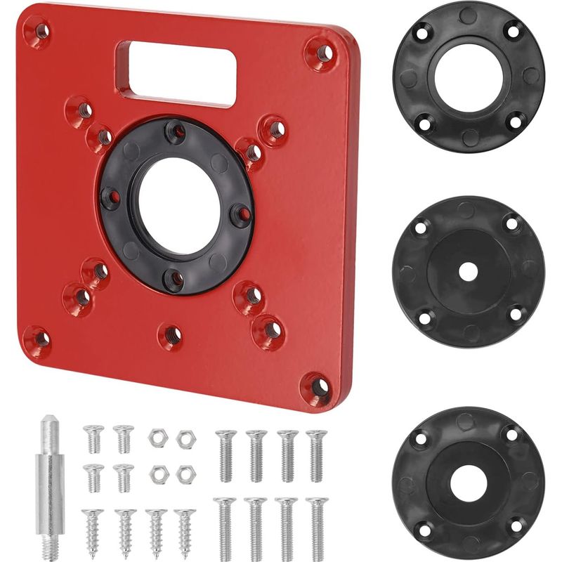 Multifunktionale Frästisch-einsatzplatte Aus Aluminium Für Holzbearbeitungsbänke, Holzfräsen-trimmer-modelle, Graviermaschinen