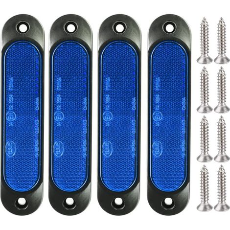 4 Stück Blaue 12v-24v Front-seitenmarkierungsleuchten Mit 27 Leds Für Anhänger, Lkw, Bus, Boot, Wohnmobil, Suv, Utv