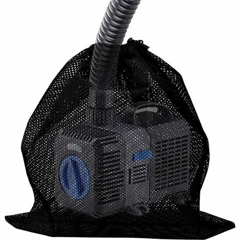 Pumpenbeutel, Pumpenfilter-netzbeutel, Teichpumpenfilterbeutel, Pumpennetzbeutel, Zubehör Für Hauswasserpumpenfilter (47 X 47 Cm, Schwarz)