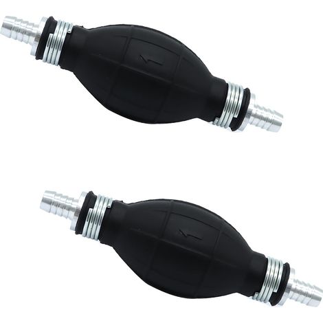 8-mm-handpumpe, Transferpumpe (2 Stück), Benzinpumpe, Gummikraftstoffleitungspumpe, Tragbare Saugpumpe