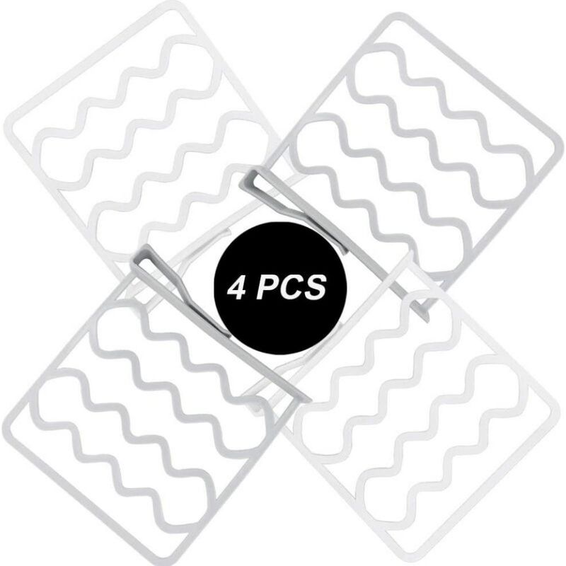 4er-set Regaleinteiler, Kleiderschrankeinteiler, Bohrfreie Kleiderschrankeinteiler, Trennwand, Kleiderschranksystem, Regalsystem, Ordnungssystem, Aufbewahrungshilfe