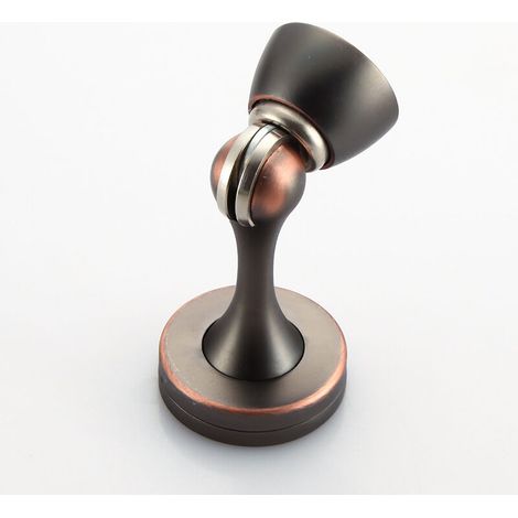 Set Aus 2 Magnetischen Türstoppern Aus Edelstahl Mit Soft-close-mechanismus Für Stabile, Wandmontierte Türen (rotes Kupfer)