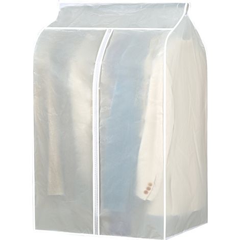 Kleidersack – Kleiderbügelschutz – Wasserdichte Hängetasche 5080120 Cm – Weißes Peva
