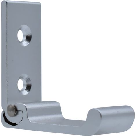 4er-set Faltbare Kleiderbügel Aus Aluminium Zur Wandmontage, Multifunktionale, Faltbare Kleiderbügel Mit Abgerundeten Ecken Für Kopfhörer, Rucksäcke, Badezimmer (edelsilber)