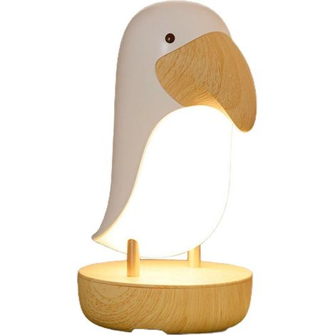 Vogelförmiges Nachtlicht, Usb Typ-c, Warmgelbes Licht, Dimmbare Nachttischlampe, Neu - Nachtlicht