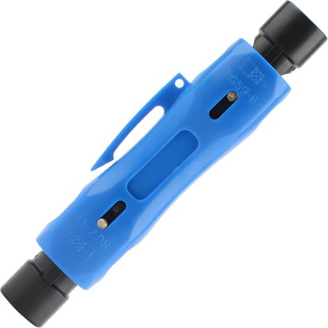 Handabisolierzange Für Rg59, Rg11, Rg7, Rg6, Elektriker-reparaturwerkzeug (blau)