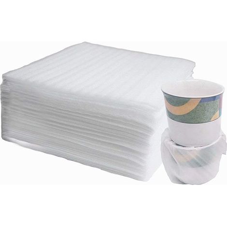 Aiducho Umzugsschaumstoffplatten Für Kartons, Umzugsgeschirr, Teller, Gläser, Verpackungen (15x15cm) (20 Stück)