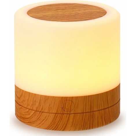 Zolginah Mini-led-nachtlicht, Farbenfrohe Nachttischlampe, Touch-nachtlicht, Wiederaufladbare Tischlampe Mit Licht Für Schlafzimmer, Kinderzimmer Und Wohnzimmer (warmweiß) [energieklasse A+]