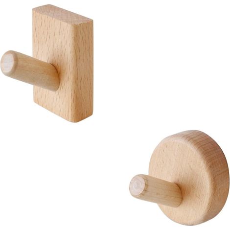 Wandhaken Aus Holz, Nagelloser Wandhaken
