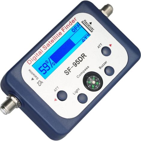 Digitaler Satellitenfinder, Sf-95drmini Digitales Satellitensignalmessgerät Mit Lcd-bildschirm, Digitaler Satfinder Mit Kompass