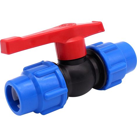 Tinor – Absperrventil Für 25-mm-wasserleitungen Aus Hochdichtem Polyethylen – Korrosionsbeständig – Einteiliges Kugelventil – Für Bewässerung
