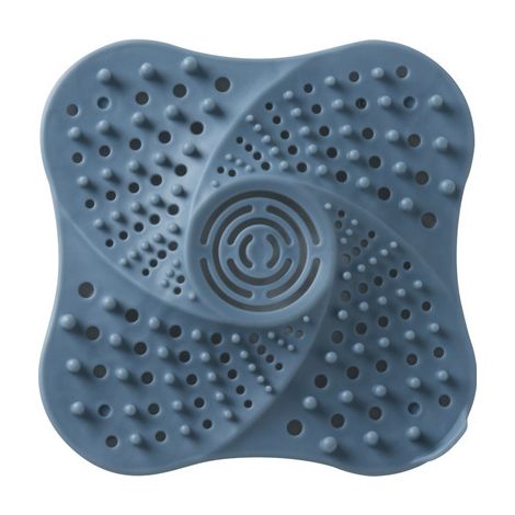 2 Duschfilter, Bodenablauffilter, Duschstopfen Mit Verstopfungsschutz, Badezimmerstopfen, Werkzeug Zum Reinigen Des Toilettenabflusses (blau)