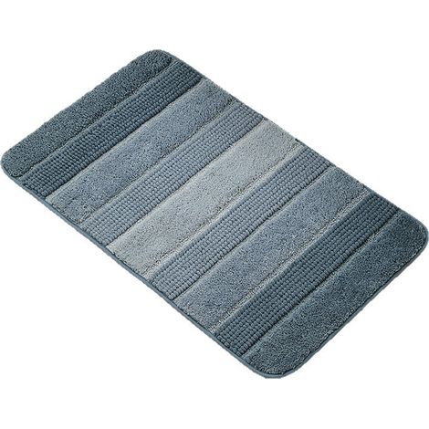 Weiche Badematte, 40 X 60 Cm, Rutschfest, Blau
