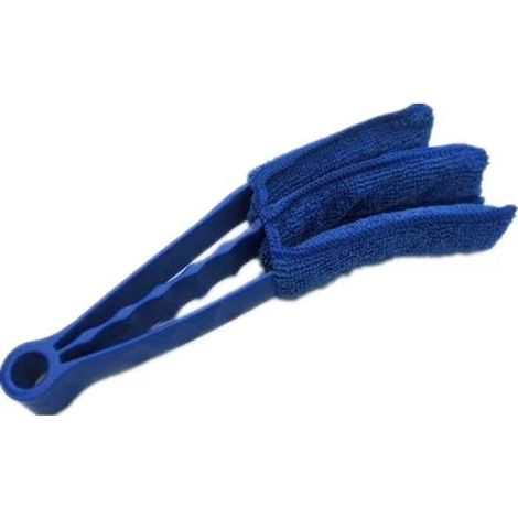 Fensterjalousienbürste, Fensterjalousienreiniger, Lüftungsbürste, Staubentfernungswerkzeug (blau)