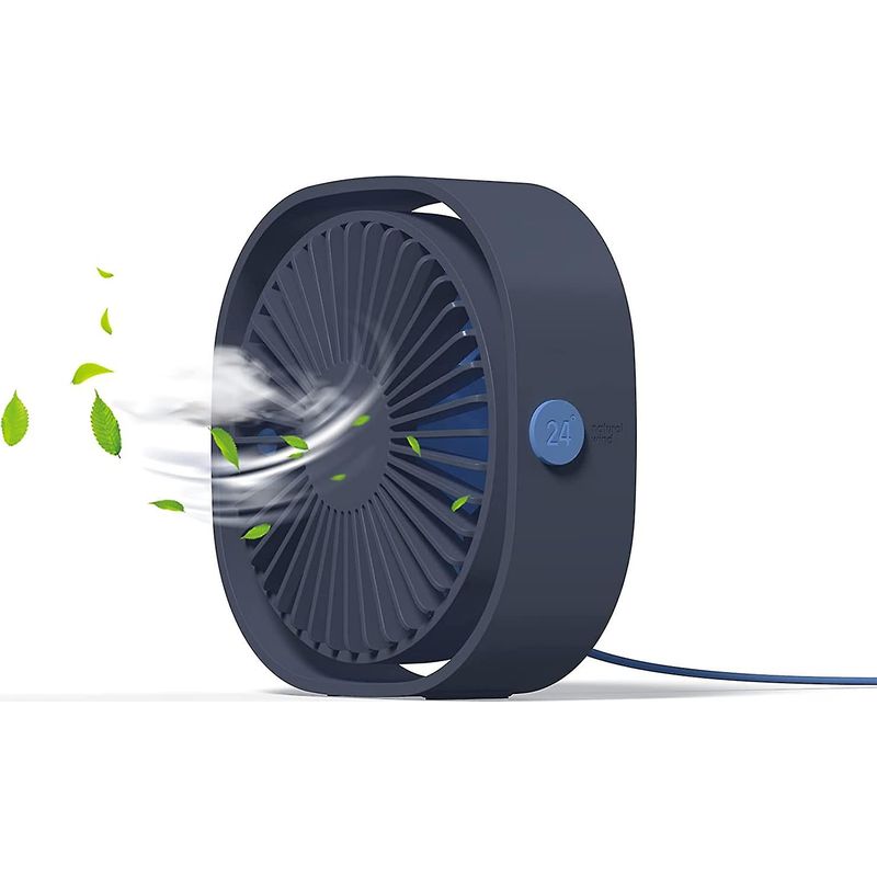 Mini-tragventilator, Usb-ventilator, Leiser Ventilator, 360° Drehbarer Ventilator